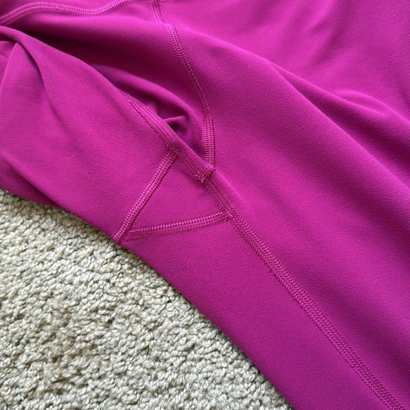 Lululemon Groove Super-High-Rise Flared Pant Nulu Magenta Purple - Picture 8 of 11